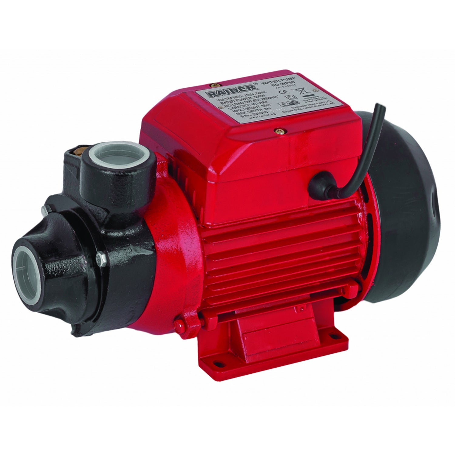 Pompa di superficie ,elettropompa periferica 370W 1" 8-35M 2100 L/H RAIDER