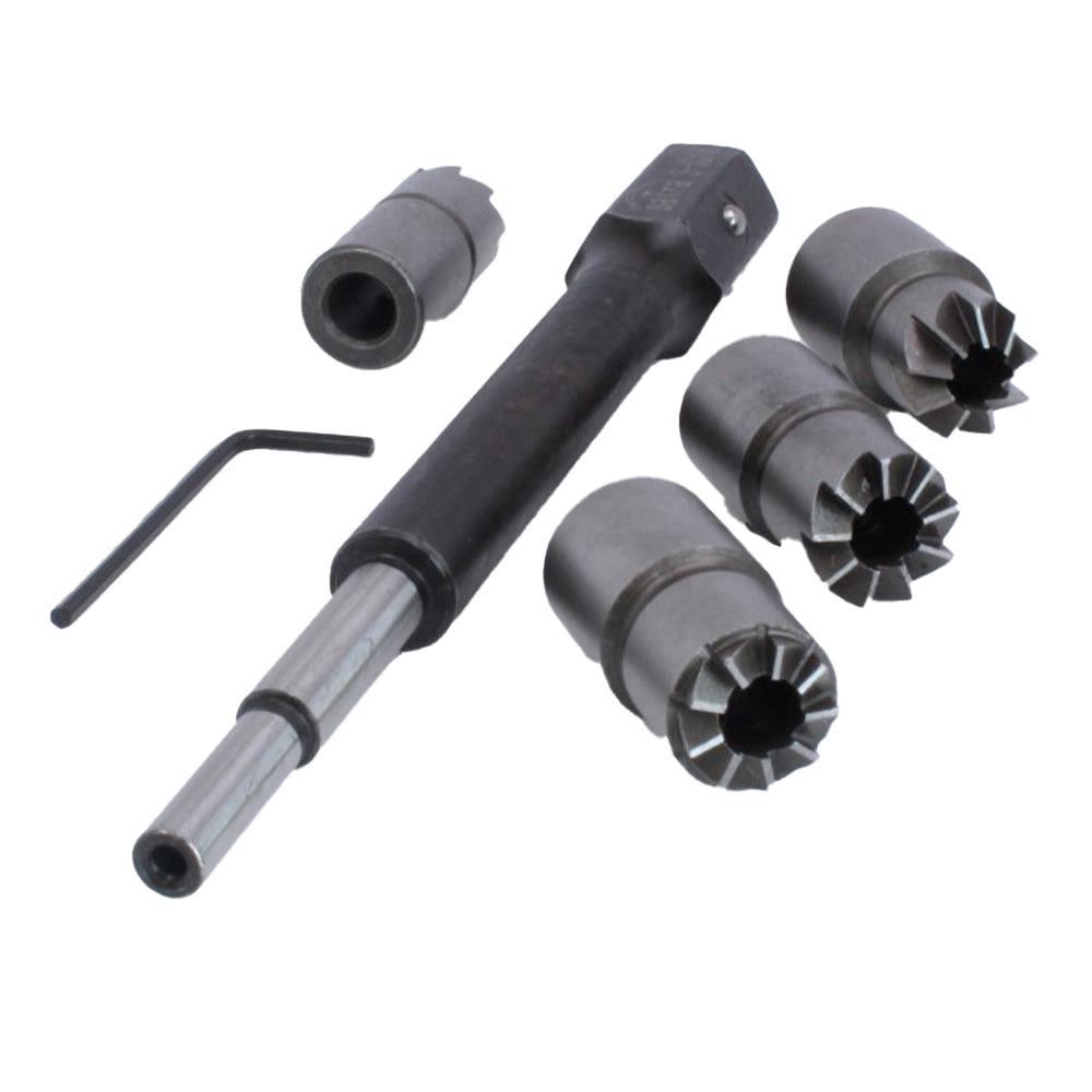 Set frese CDI per pulizia sedi elettroiniettori e/o iniettori, kit per la fresatura sedi iniettori, 15–19 mm