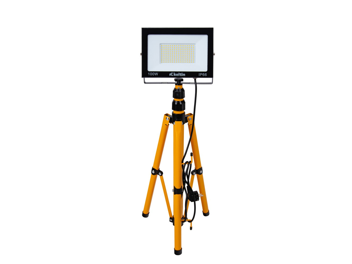 Faretto LED da cantiere 100w 10 000 lm, faretto lavoro, faro LED portatile IP65 impermeabile, 6500k per esterno, lavori, giardini e garage