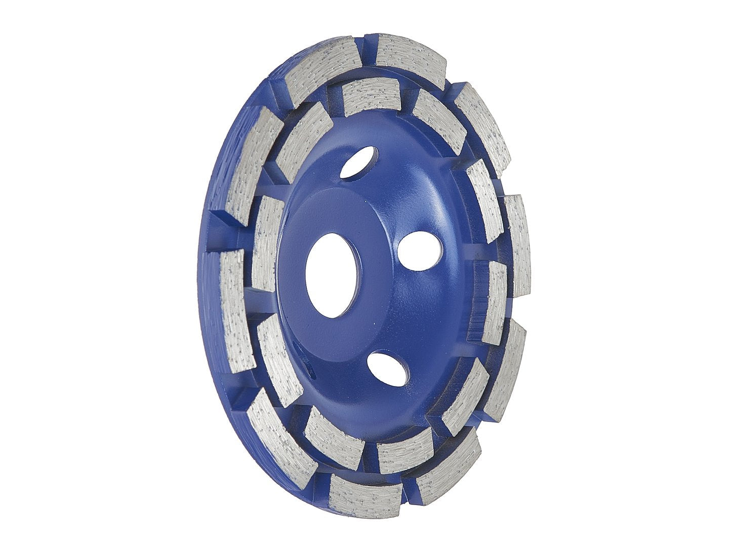 Disco abrasivo diamantato universale per levigatura cemento calcestruzzo, granito e marmo, doppia fila, diametro 125 x 22.23 mm, Geko