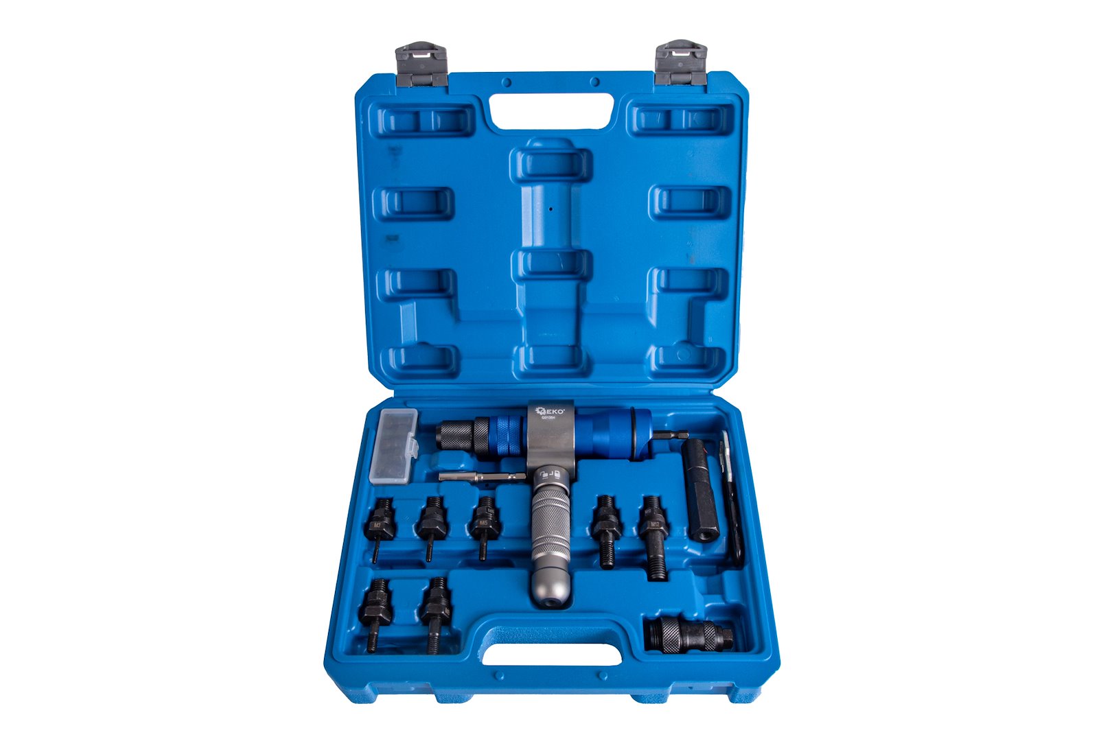 Adattatore rivettatrice con rivetti e dadi 2 per trapano