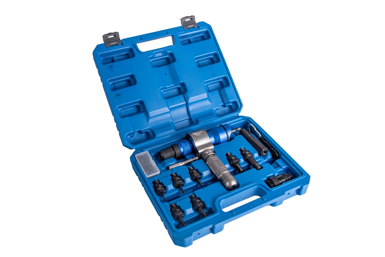 Adattatore rivettatrice con rivetti e dadi 2 per trapano