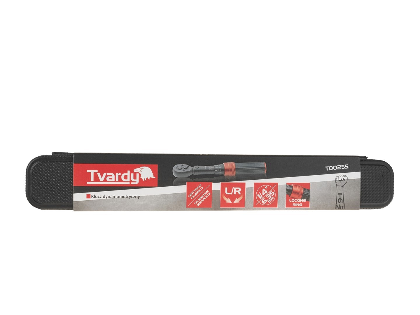 Chiave dinamometrica da 1/4" pollici, 1–6 Nm Tvardy