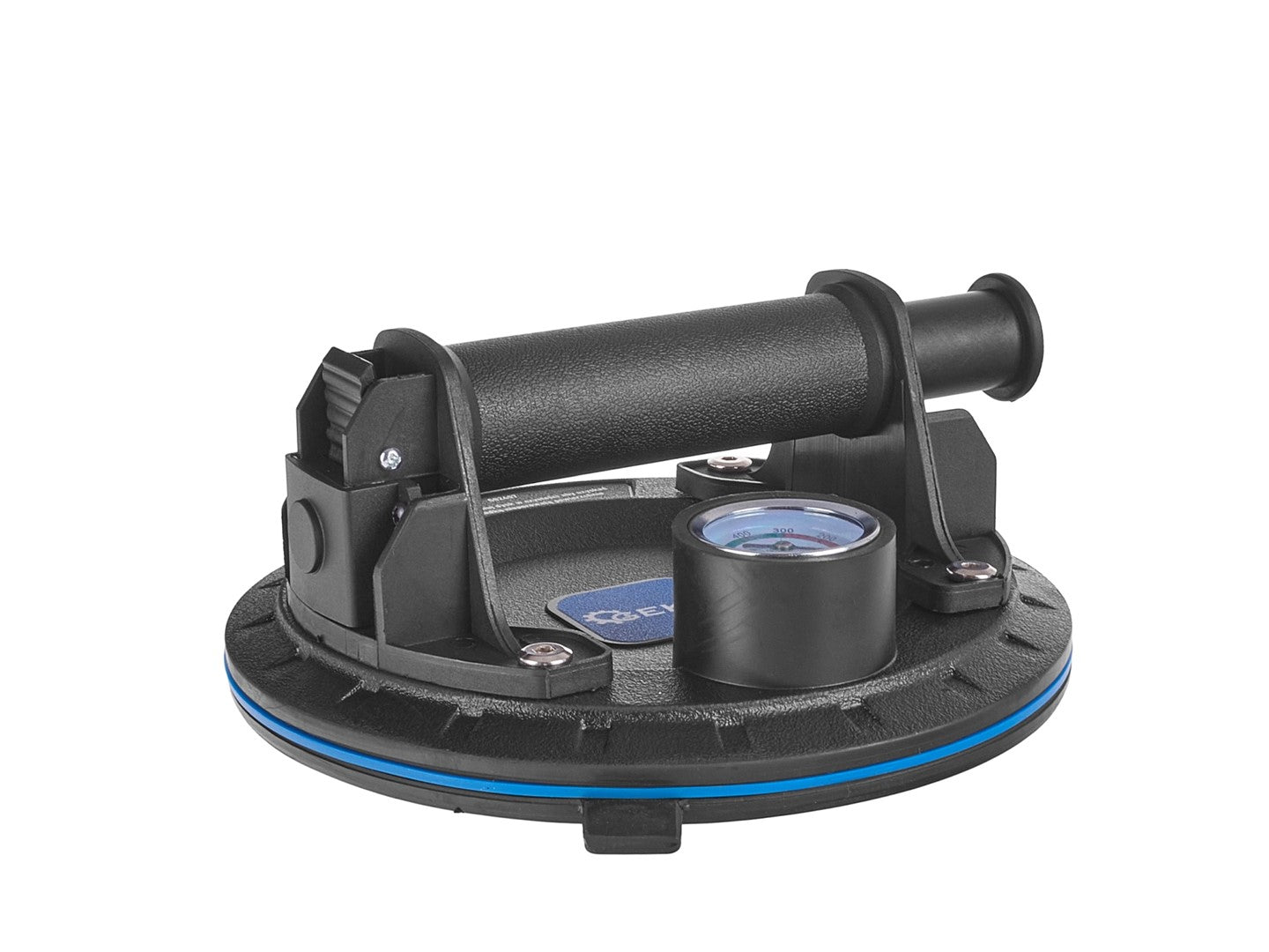 Ventosa vacuum a pompa con manometro, carico: 170 kg, 200 mm