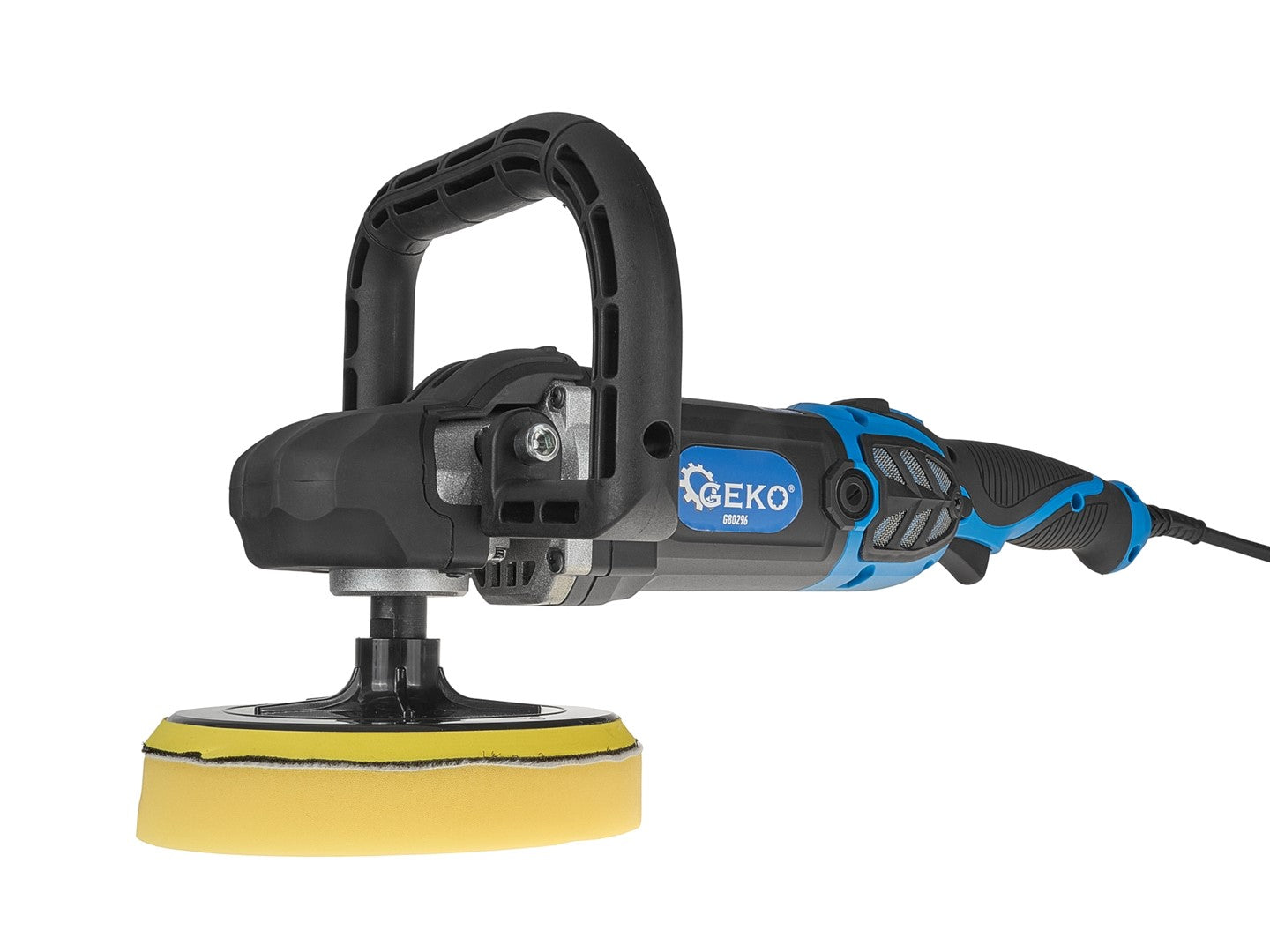 Lucidatrice elettrica, 3200 giri/min, velocità regolabili, elettrica, maniglia a D e impugnatura laterale, platorello da 180 mm, per auto e mobili, 1400 W