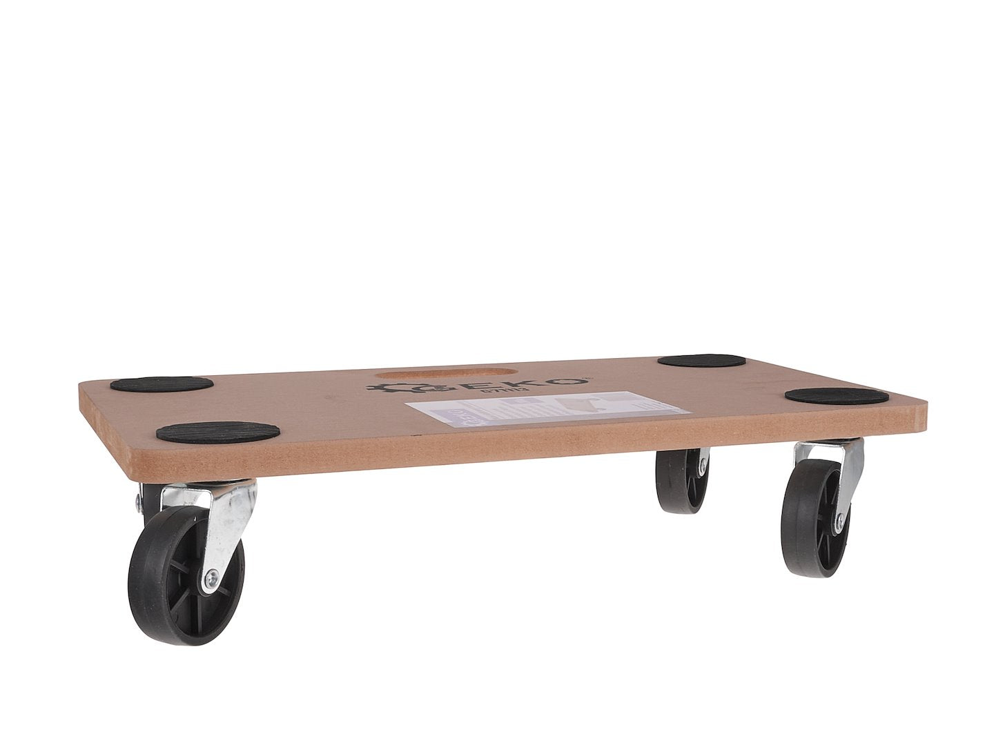 Carrello da trasporto con piattaforma, piattaforma carico con ruote 200 kg Geko
