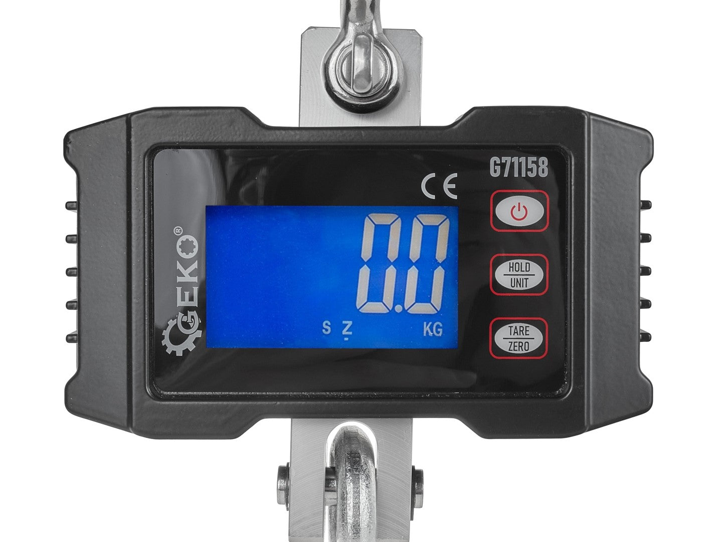 Bilancia elettronica-dinamometro per gru 1000 kg 2000 lb bilancia da gru digitale con telecomando, schermo lcd Geko