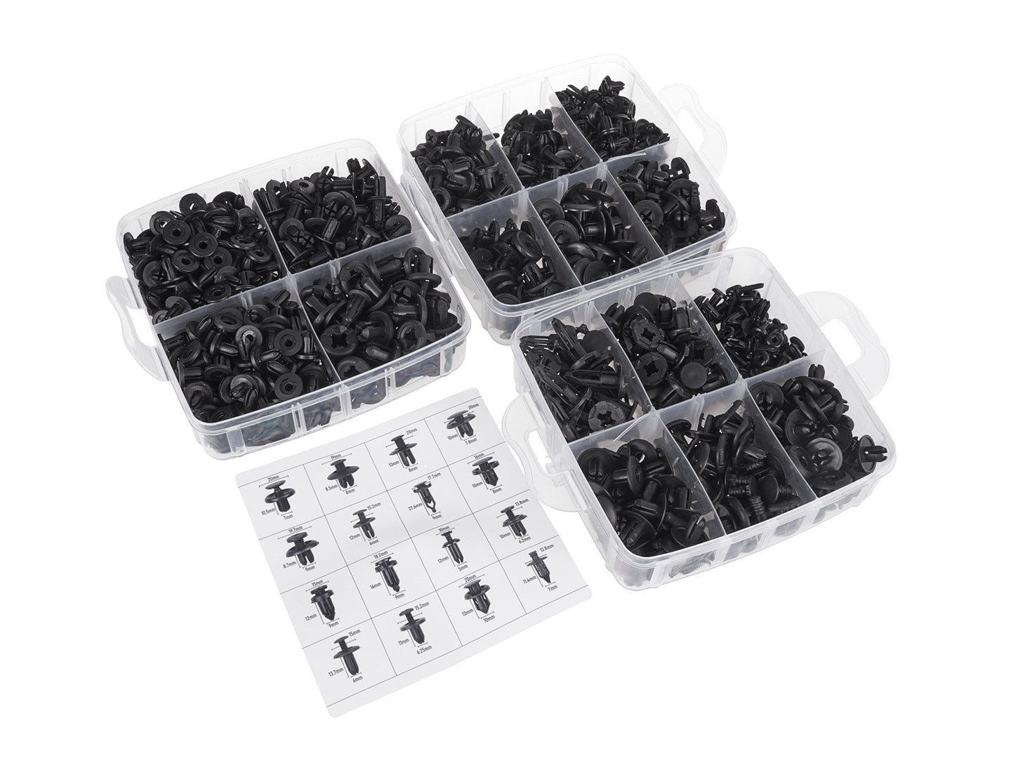 Set di strumenti porta pannello rimozione auto - rimuovere le pinze per clip, il rivestimento spelafili, smontaggio della leva di rilascio, l'estrattore del kit attrezzi la dispositivo fissaggio, 655 pezzi