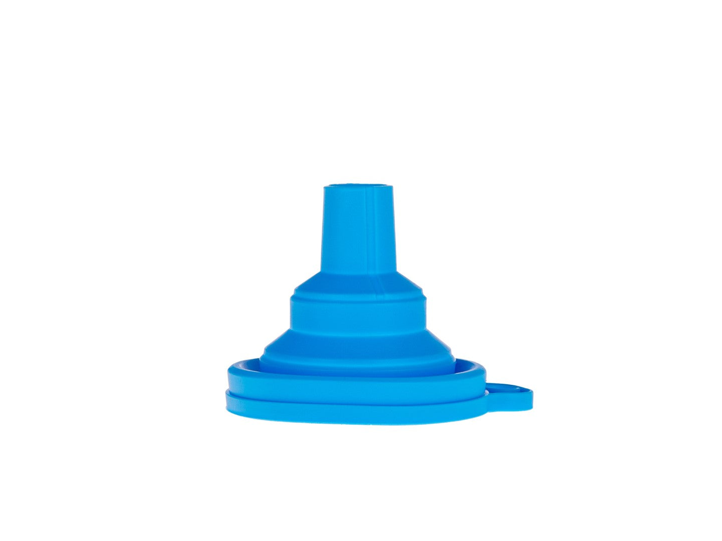 Imbuto pieghevole in silicone, blu 70 mm Geko