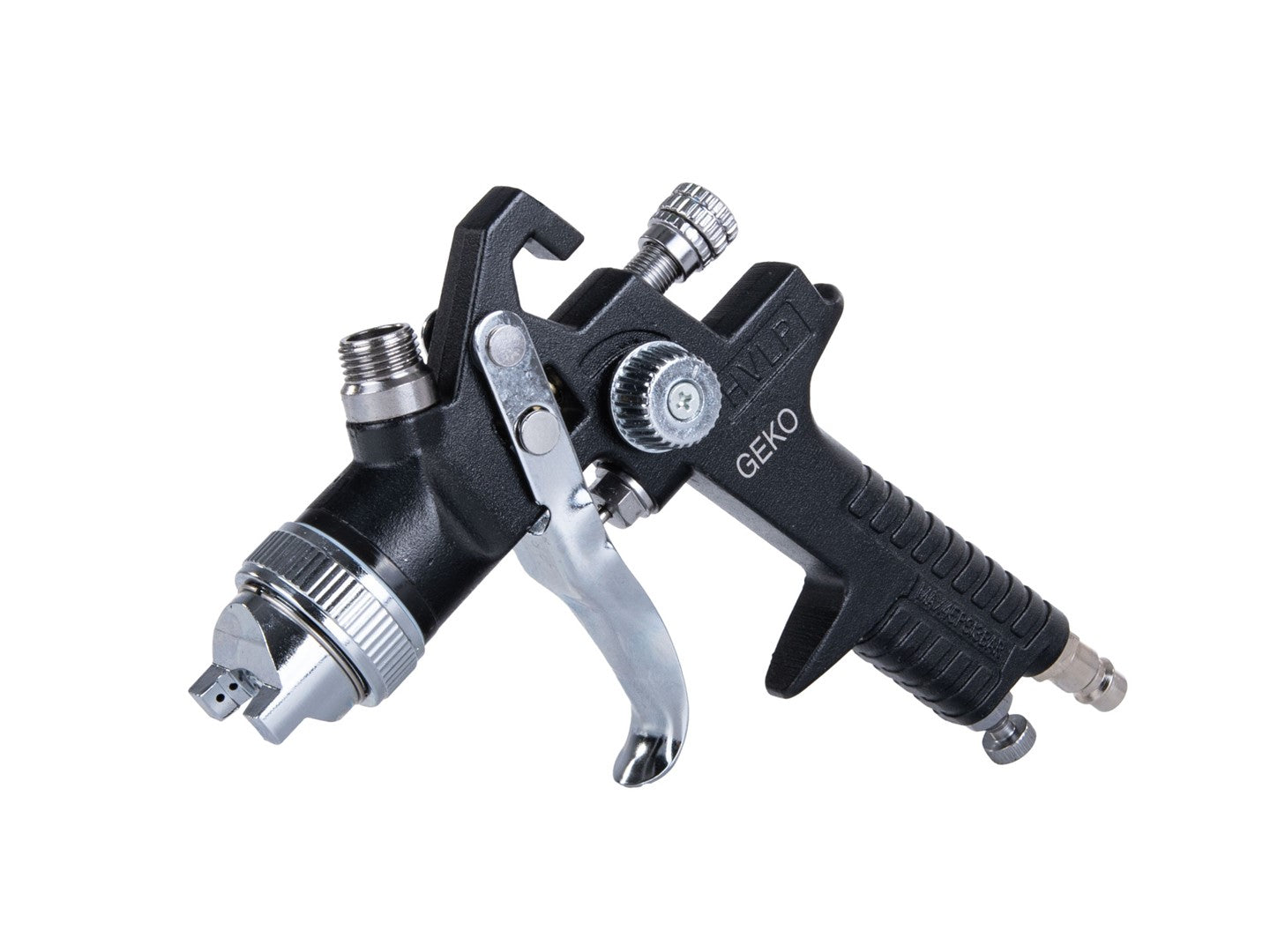 Pistola per verniciare a spruzzo HVLP, pistole a spruzzo per verniciare – capacità 600 ml e ugello 1,4 mm + 3x set di ugelli 1,7 mm 2,0 mm 1,3 mm