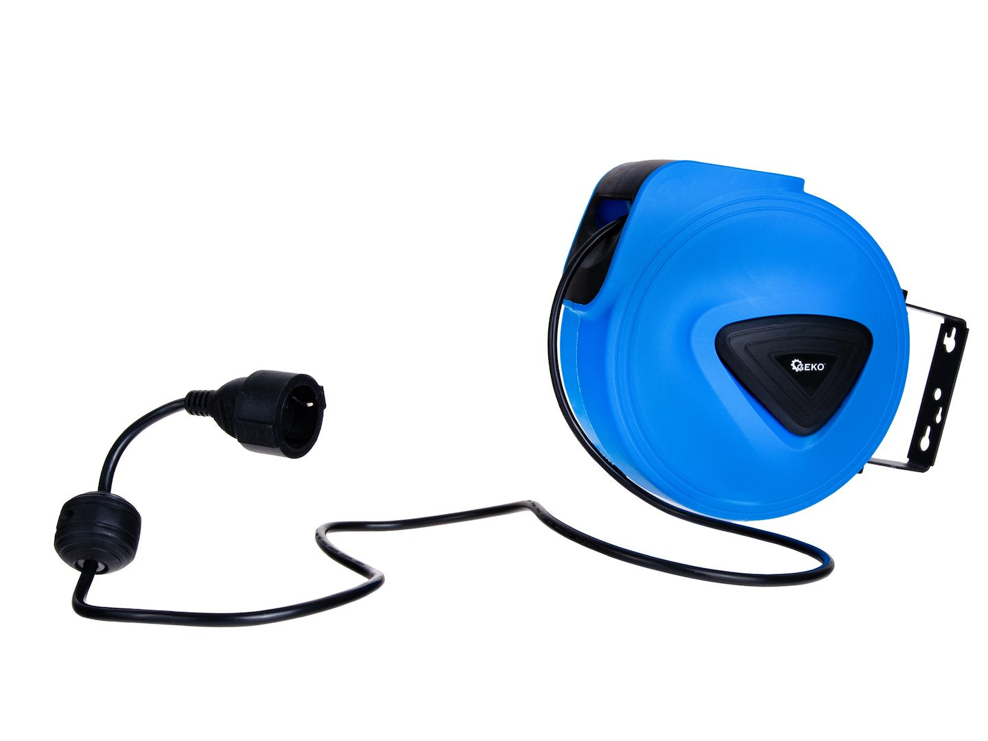 Avvolgicavo elettrico automatico a molla con staffa per fissaggio a muro 3 × 1,5 mm 15 m