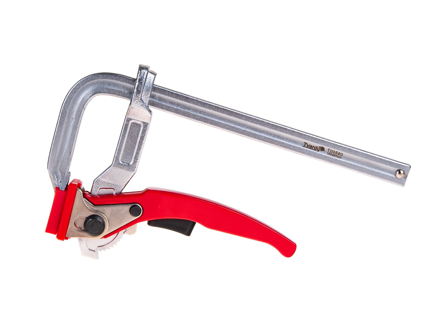 Morsetto a cricchetto multiuso per impieghi gravosi F, clip di fissaggio per lavorazione del legno, accessorio per falegname, 160x80 mm