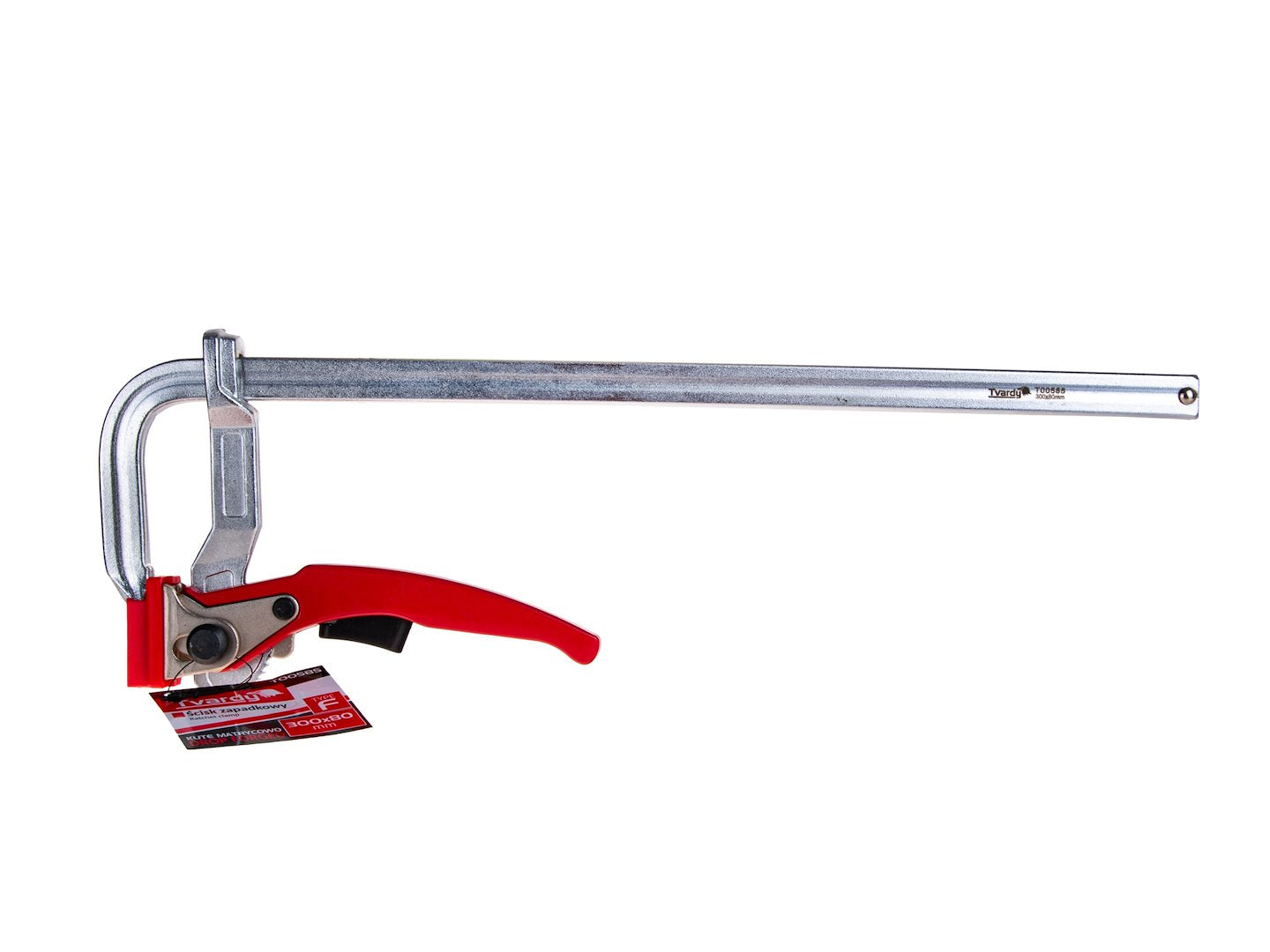 Morsetto a cricchetto multiuso per impieghi gravosi F, clip di fissaggio per lavorazione del legno, accessorio per falegname, 300x80 mm