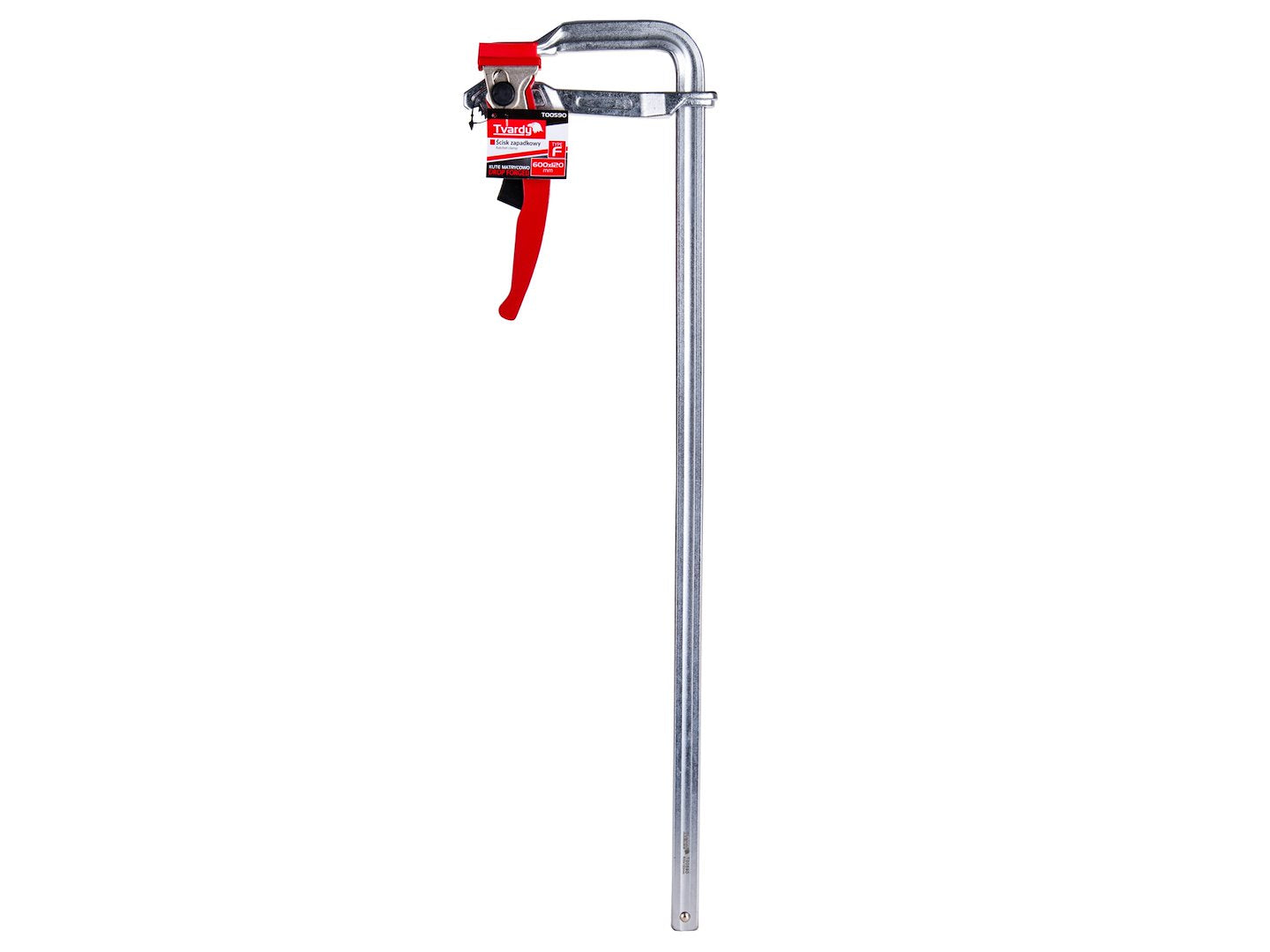 Morsetto a cricchetto multiuso per impieghi gravosi F, clip di fissaggio per lavorazione del legno, accessorio per falegname, 600x120 mm