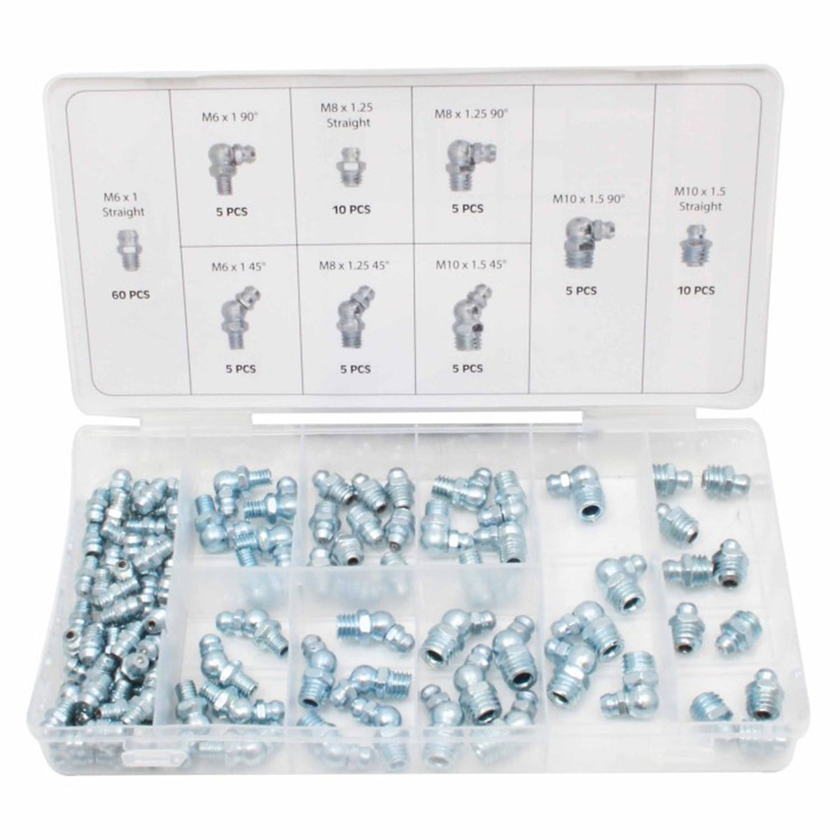 Set-kit testine ingrassatori 110 pezzi Satra