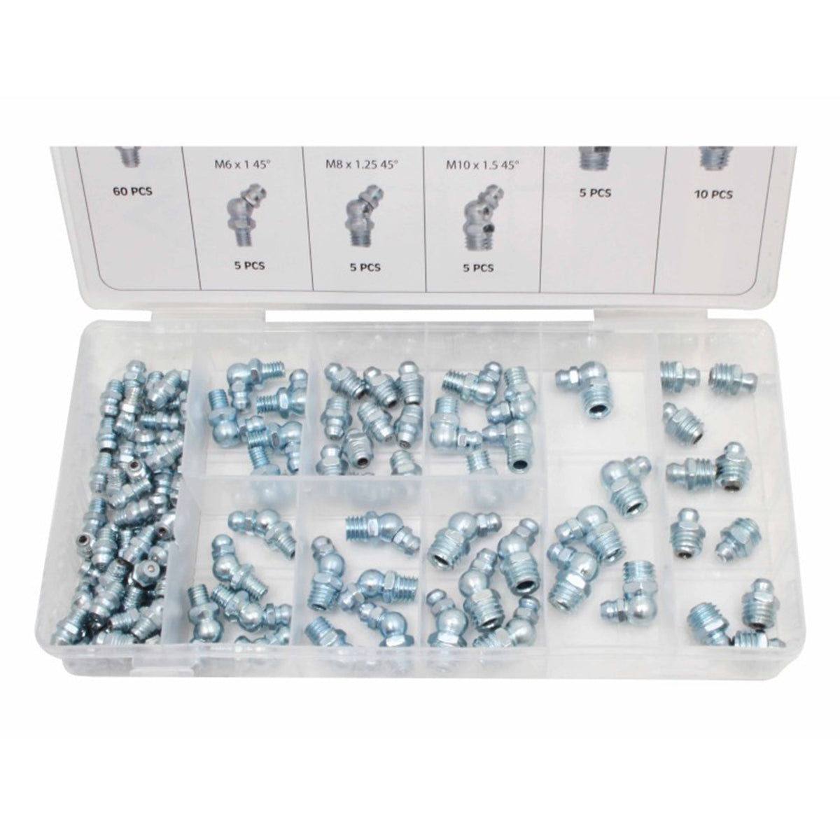 Set-kit testine ingrassatori 110 pezzi Satra
