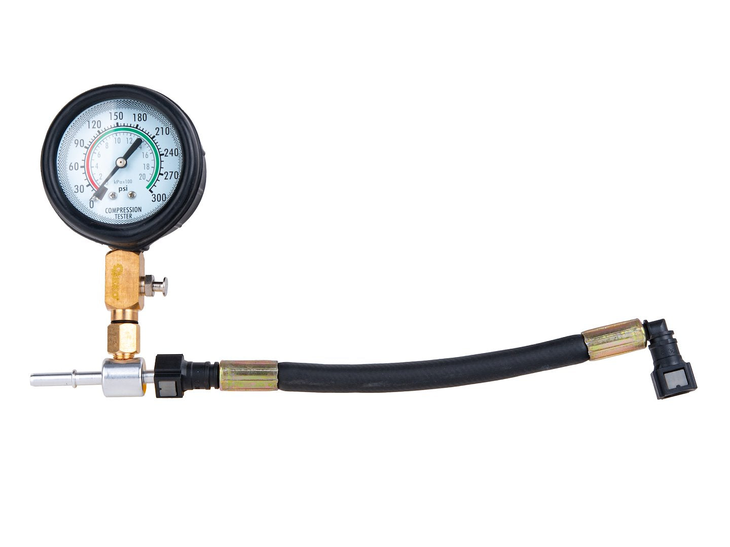 Set tester professionale pressione motore e carburante per moto, kit tester pressione compressione per motore benzina auto moto Geko