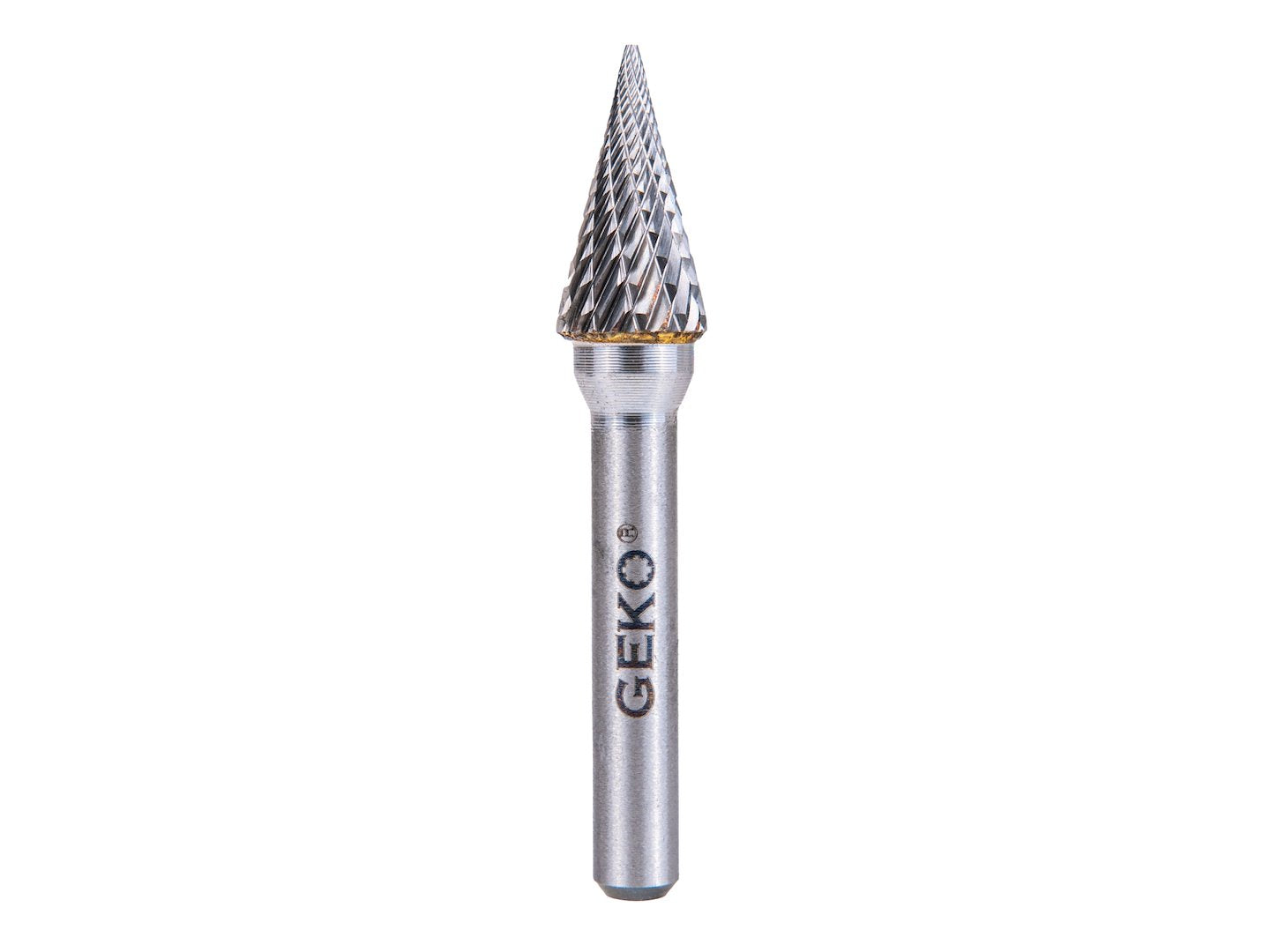 Set di 6 frese su gambo in carburo di tungsteno, kit frese rotanti, testa di affilatura per lucidatura metalli, incisione, foratura, 6 mm Geko
