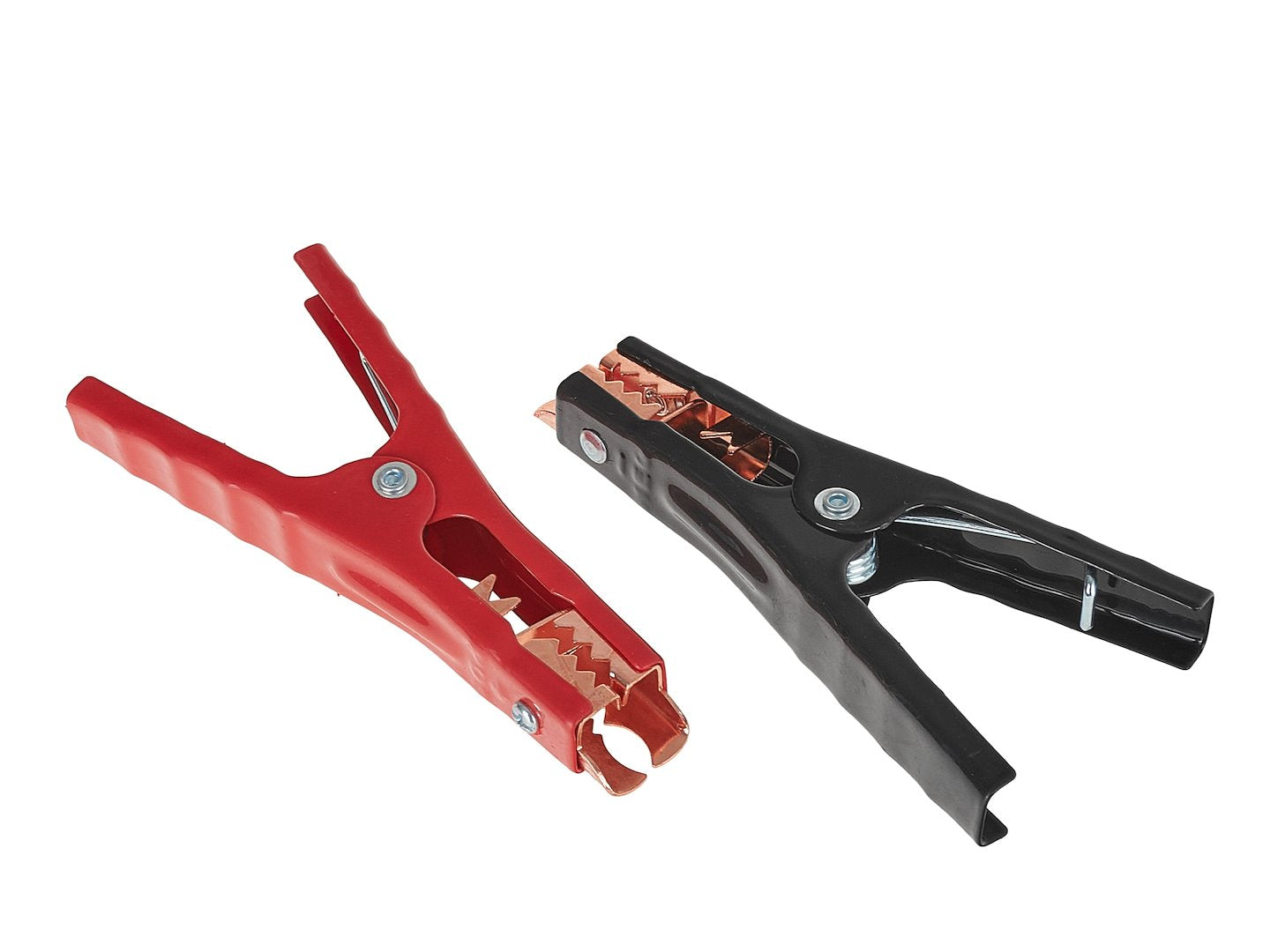 Cip a coccodrillo, 2 pinze per cavi batteria, morsetti a coccodrillo in rame, morsetti a coccodrillo isolati, per cavi batteria auto, set pinze di avviamento per batteria, pinze elettriche isolate rosse e nere, pinze di test automobilistiche,400 A, Geko