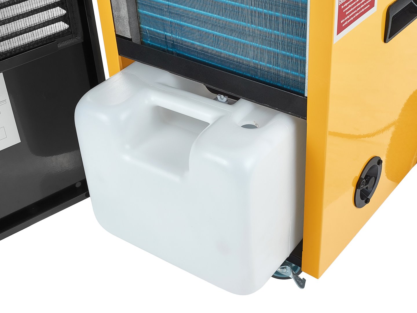 Deumidificatore industriale professionale elettrico: 50 l/24 h, 50–120 m², 650 W per grandi ambienti, controllo dell'umidità regolabile, antimuffa portatile con ruote per casa/bagno/ufficio/garage/cantina/stanza/armadio