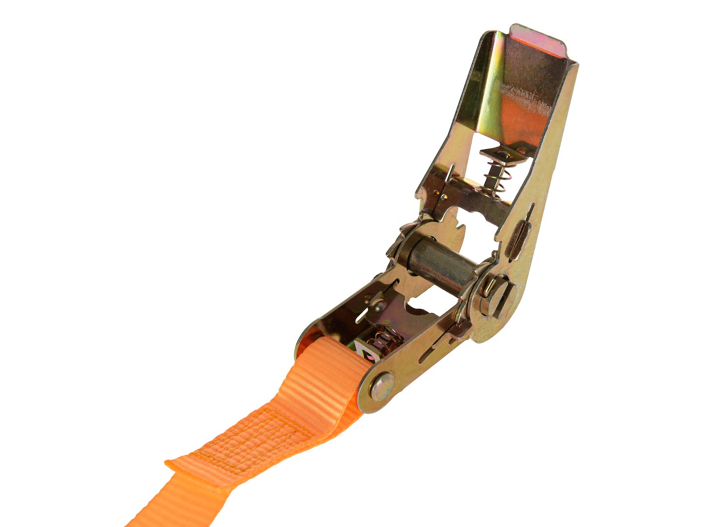 Cinghia a cricchetto, cinghia di ancoraggio con tenditore a cricchetto e gancio, cinghia fissaggio 25 mm × 4 m a cricchetto, fino a 700 kg, 2 pezzi, Torso
