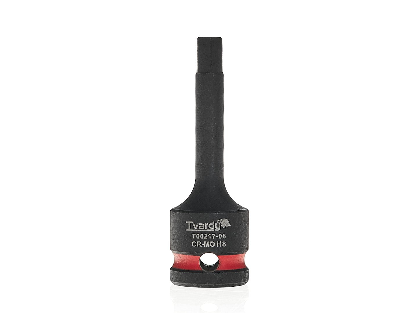 Chiave a bussola a impatto esagonale HEX, lunga, chiave a bussola esagonale d'impatto, H8 presa 1/2" attacco, Cr-Mo, per chiave dinamometrica, chiave a cricchetto e avvitatore a batteria, Tvardy