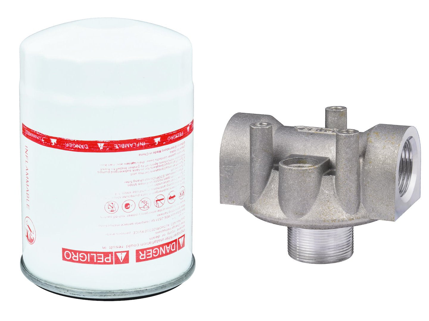 Filtro carburante ad alto flusso, 1" npt 30 Micron stile cartuccia spin on per pompa del carburante mobile e stazionario serbatoio barca, filtro gasolio per pompa diesel, aspirazione e travaso carburante