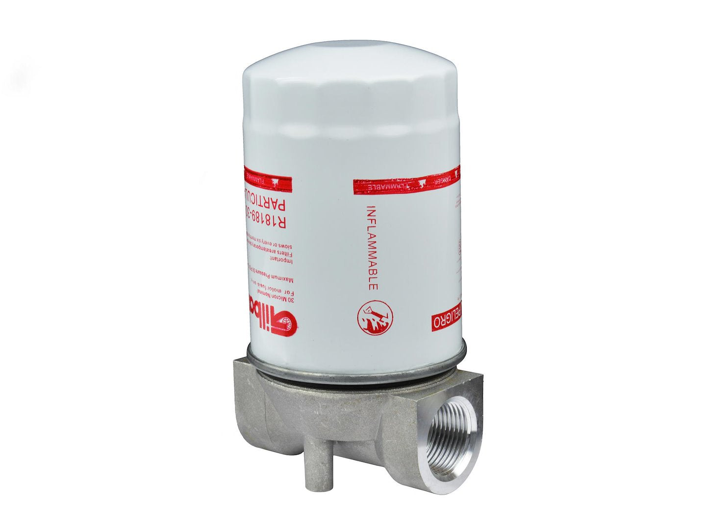 Filtro carburante ad alto flusso, 1" npt 30 Micron stile cartuccia spin on per pompa del carburante mobile e stazionario serbatoio barca, filtro gasolio per pompa diesel, aspirazione e travaso carburante