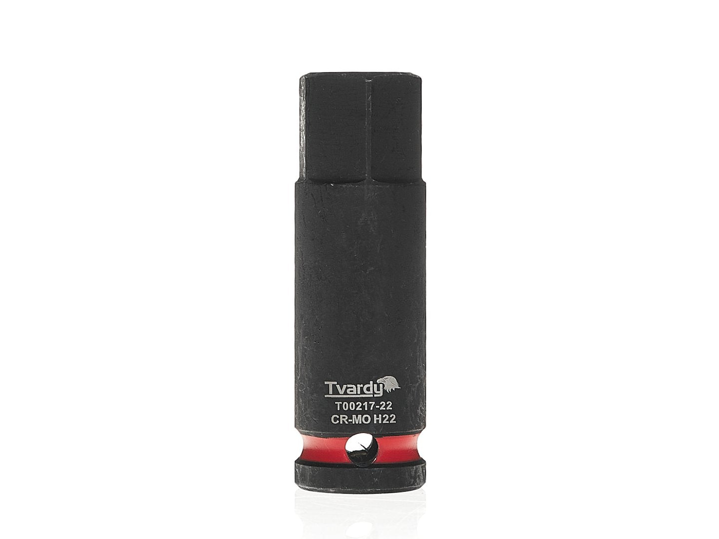 Chiave a bussola a impatto esagonale HEX, lunga, chiave a bussola esagonale d'impatto, H22 presa 1/2" attacco, Cr-Mo, per chiave dinamometrica, chiave a cricchetto e avvitatore a batteria, Tvardy