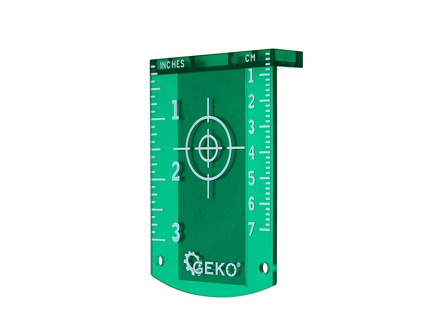 Piastra bersaglio verde riflettente con magneti e scala,livella laser, bersaglio magnetico,