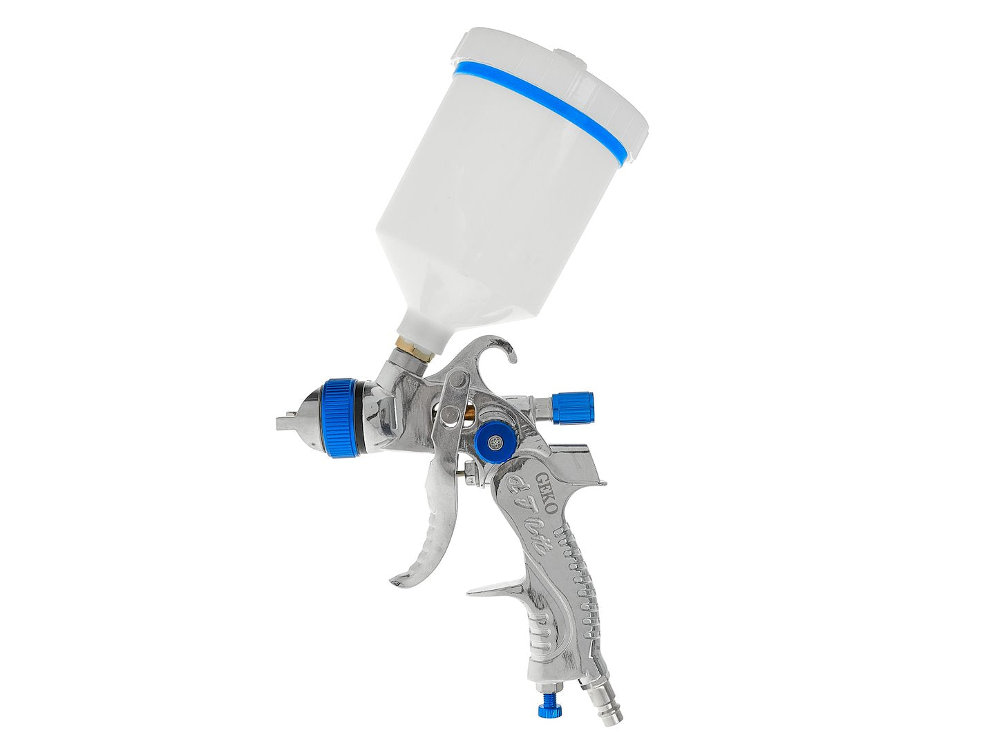 Pistola verniciatura a spruzzo HVLP ,serbatoio 600 ml, 4 ugelli 1.4-1.7-2.0-2.5