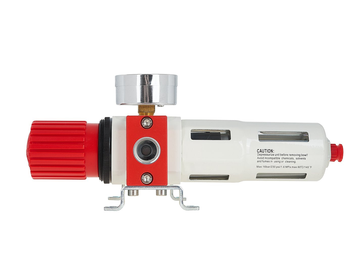 Separatore d'acqua e olio ad aria compressa, riduttore di pressione per compressore, filtro regolatore aria con manometro 1/2 " Tvardy