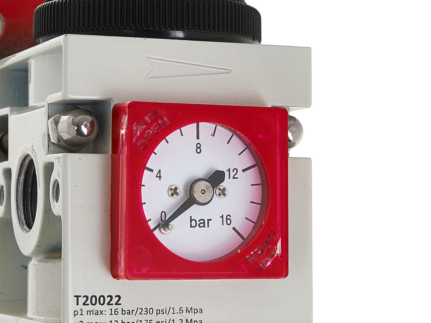 Filtro aria con regolatore di pressione del separatore d'acqua, regolatore del compressore d'aria con valvola di riduzione della pressione e manometro, accessorio per utensili pneumatici, 1/4 Tvardy
