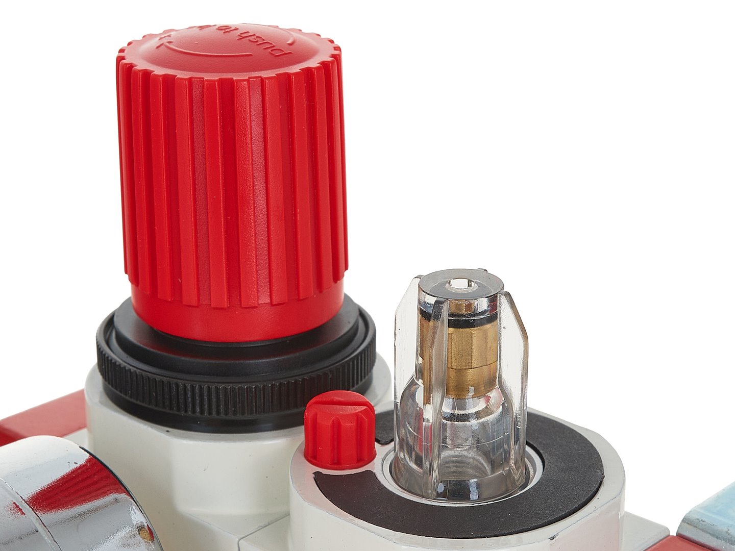 Separatore d'acqua e olio ad aria compressa, riduttore di pressione per compressore, filtro regolatore aria con manometro 1/4 " Tvardy