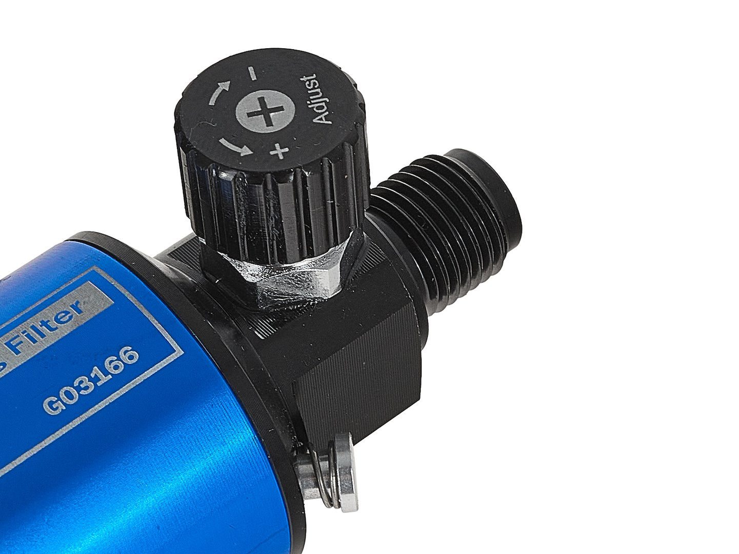 Regolatore di pressione per pistola di verniciatura a spruzzo con manometro e filtro separatore1/4 ''
