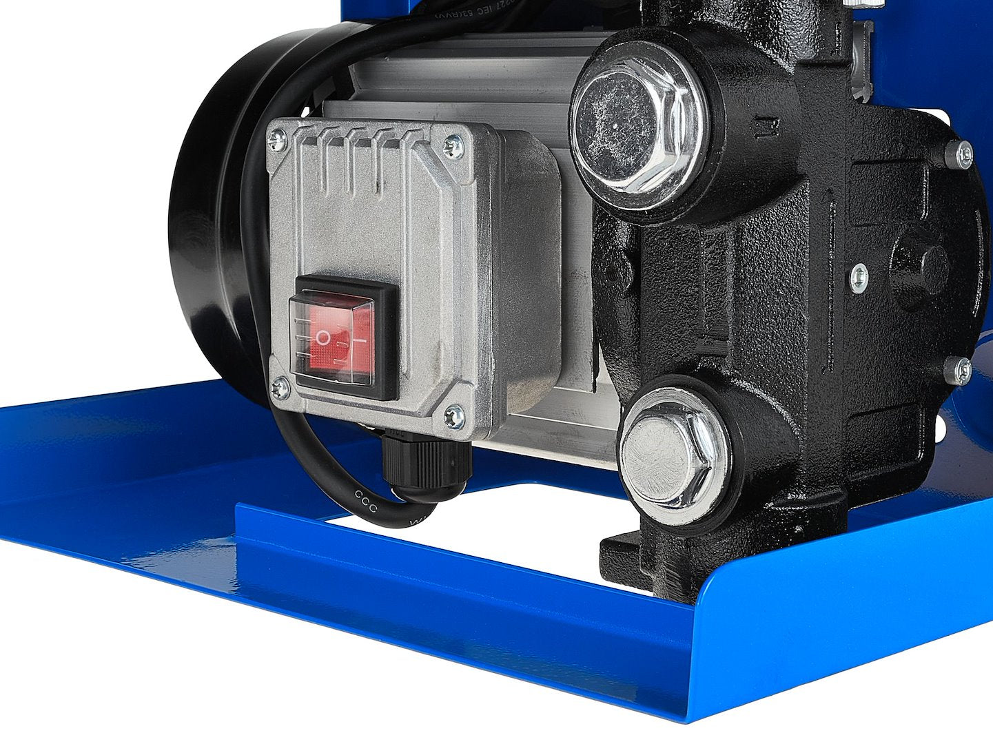 Pompa autoadescante per trasferimento diesel gasolio 70 l/min 900 W con pistola automatica e contatore, distributore diesel gasolio, Geko