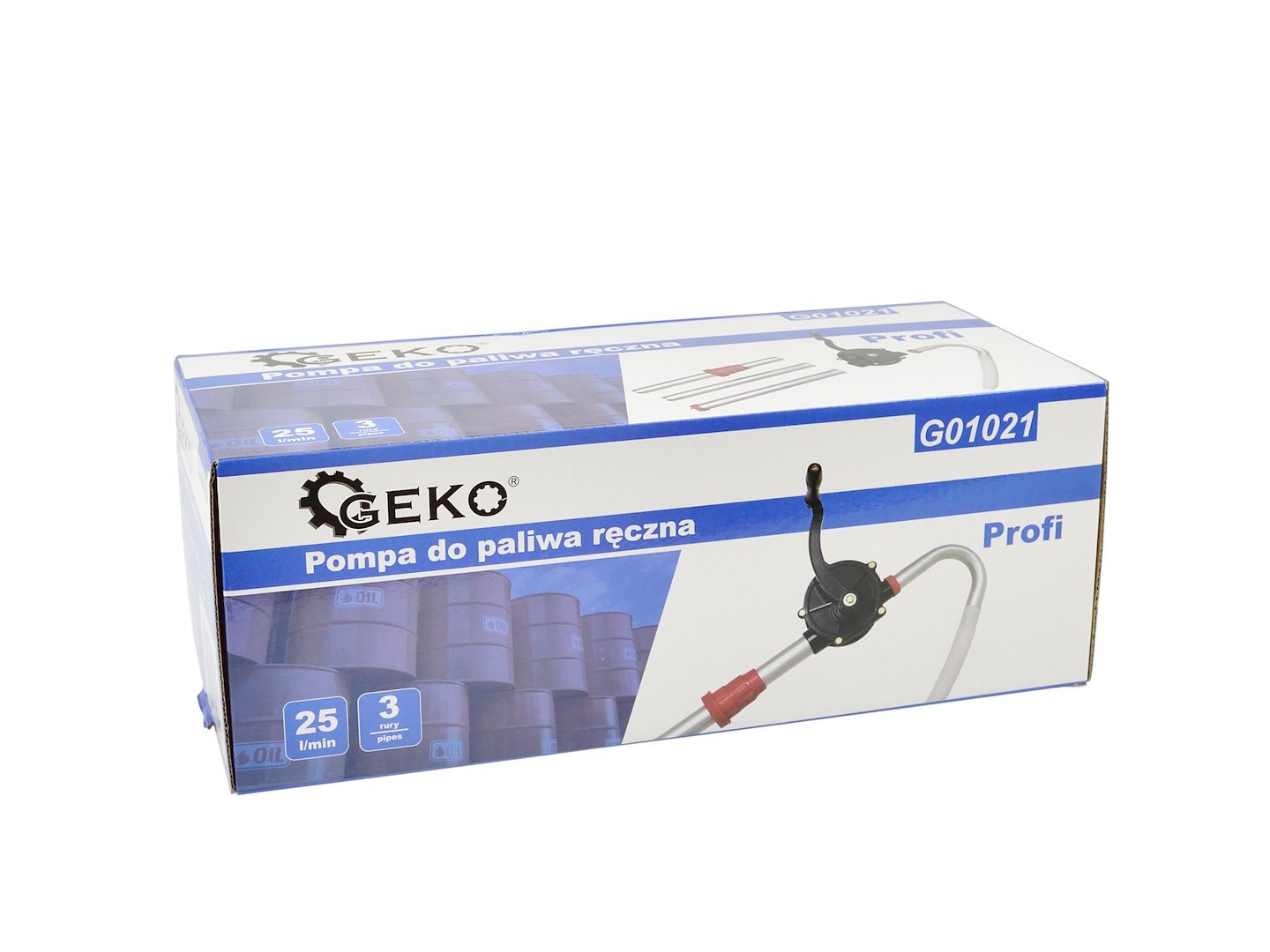 Pompa rotativa manuale per trasferimento olio e gasolio WS-25 Profi Geko