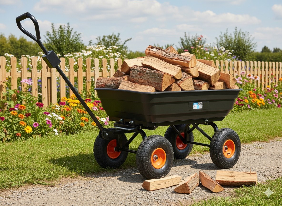 Carrello ribaltabile da giardino ,carriola ,carrello multiuso, per giardinaggio, edilizia, magazzini 75 kg Geko