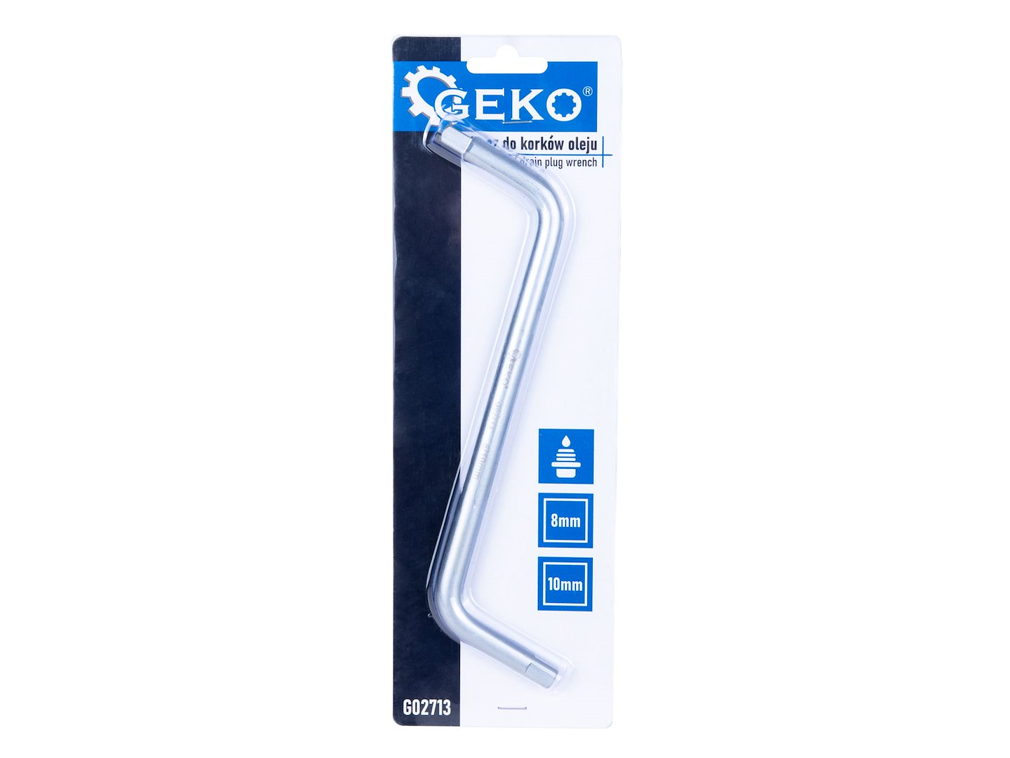 Chiave per tappi olio (1/4") 8 x 10mm - Geko