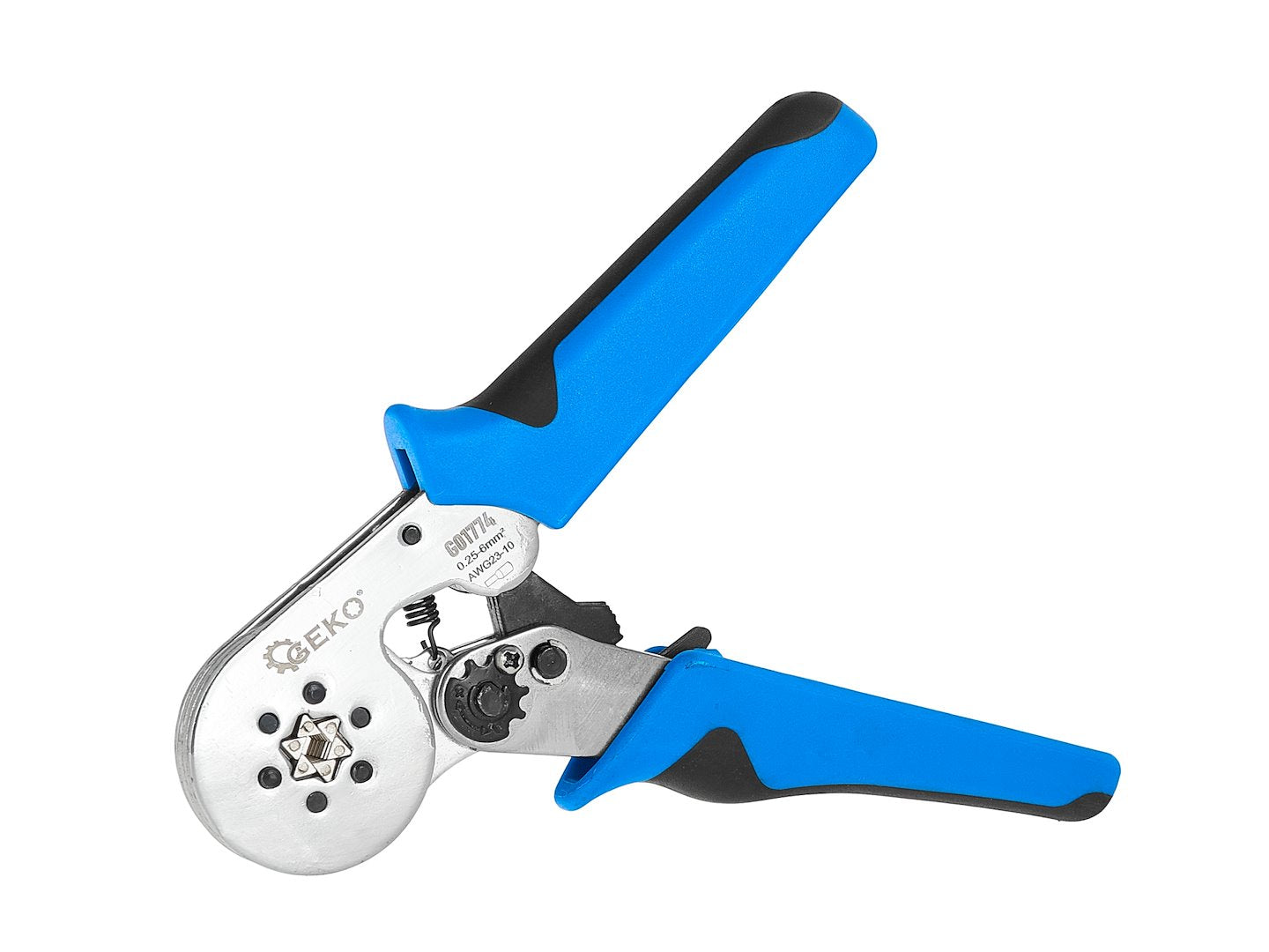 Pinza crimpatrice per connettori 0,25–6 mm² Geko
