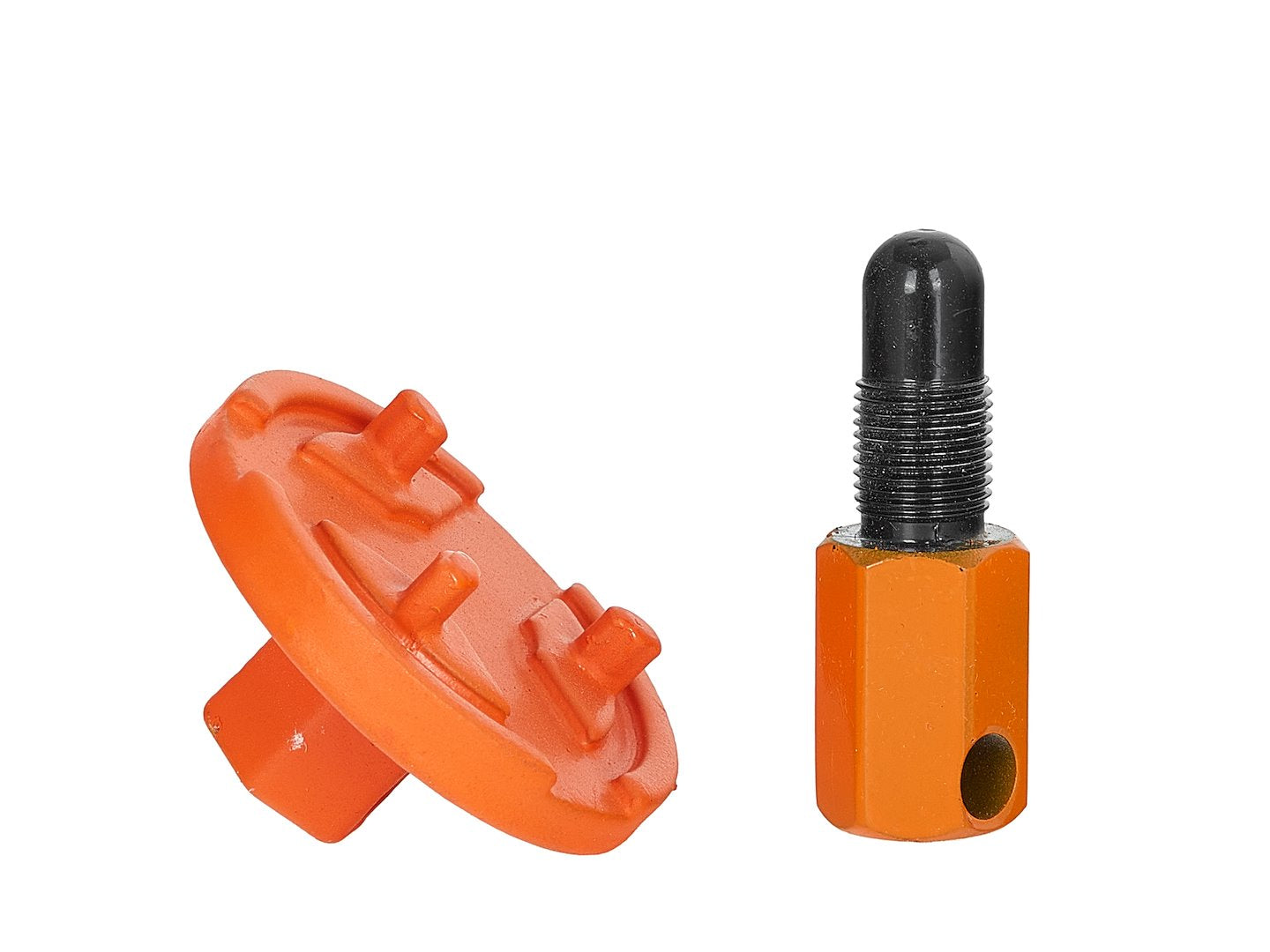 Kit universale per rimozione frizione motosega con arresto pistone, arancione e nero, utensile per smontaggio frizione, pistone arresto motosega