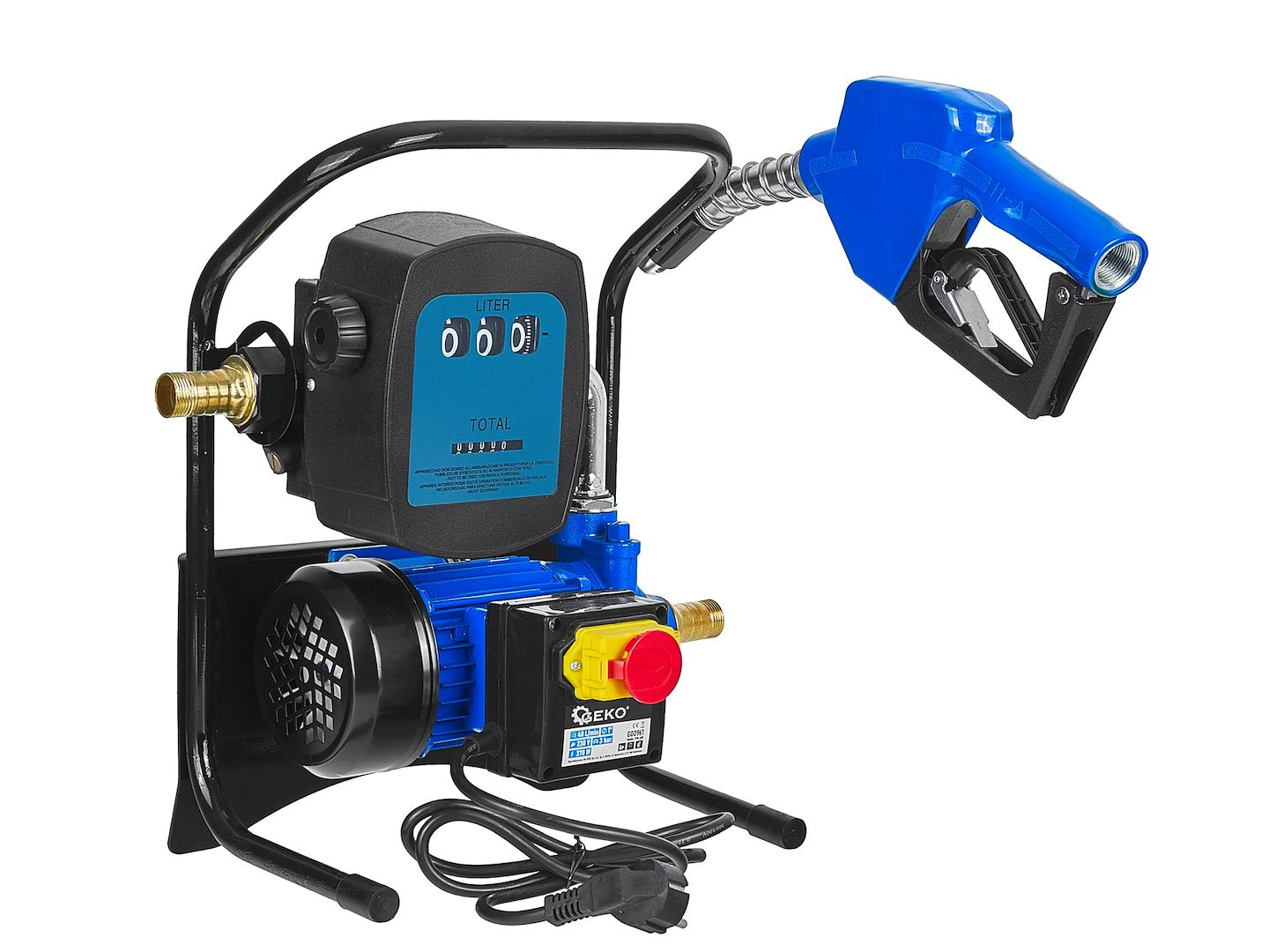 Pompa per trasferimento diesel,pompa travaso carburante diesel CPN 40l/min 370w Geko