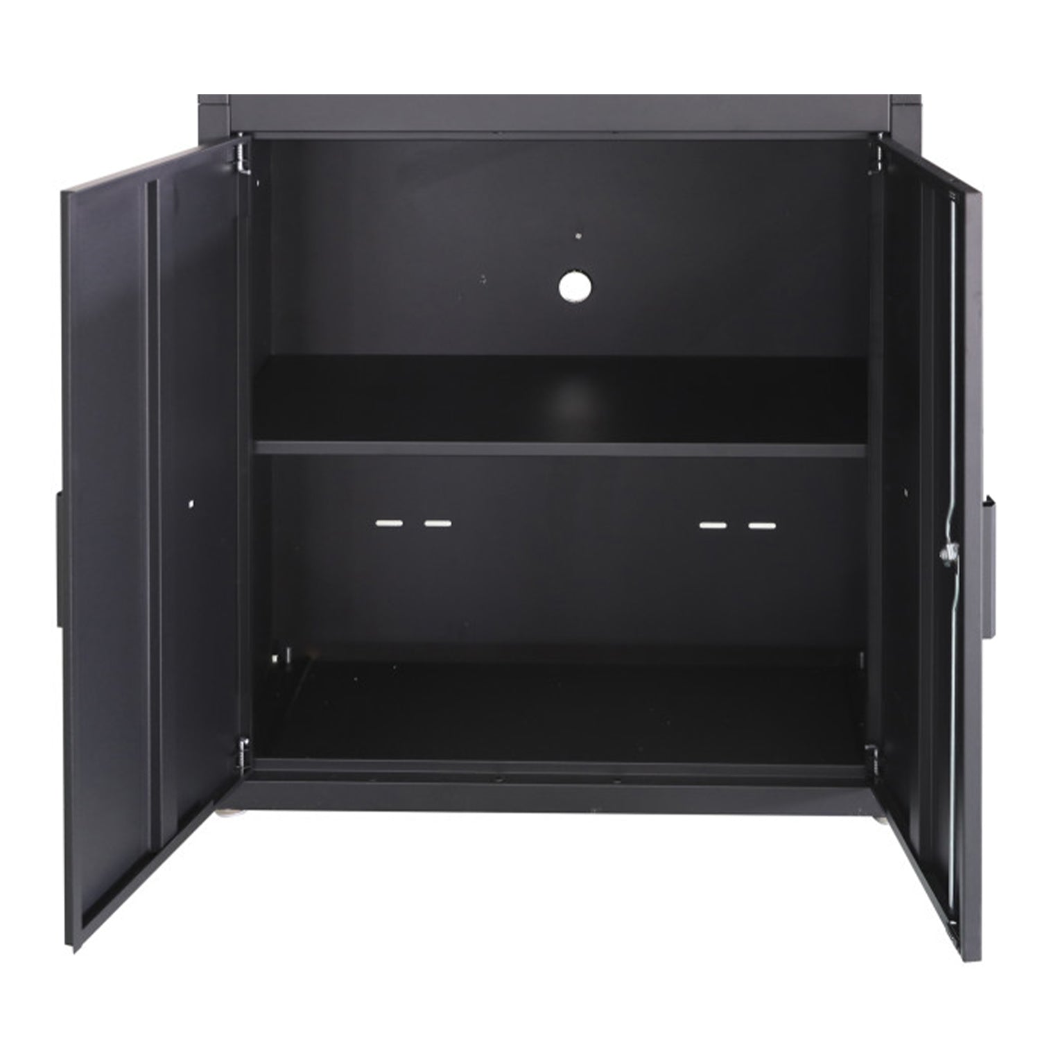 Arredamento modulare per officina, set per officina, 8 pezzi nero opaco