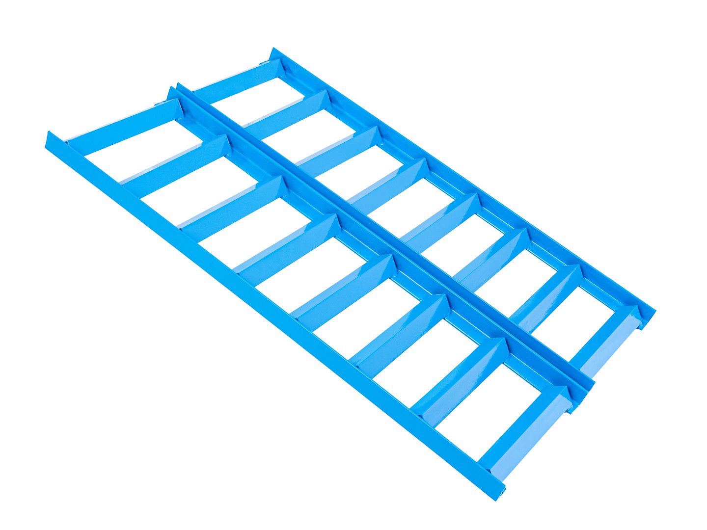 Set di 2 prolunghe per rampe auto, in acciaio low‑profile per auto, altezza 300 mm, ideali per cambio olio & officina