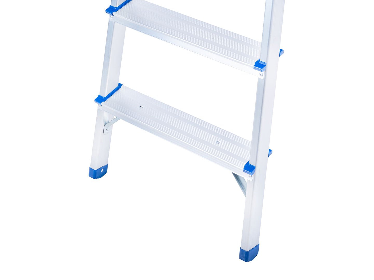 Scala pieghevole in alluminio 6 gradini, portata max 150 kg Geko