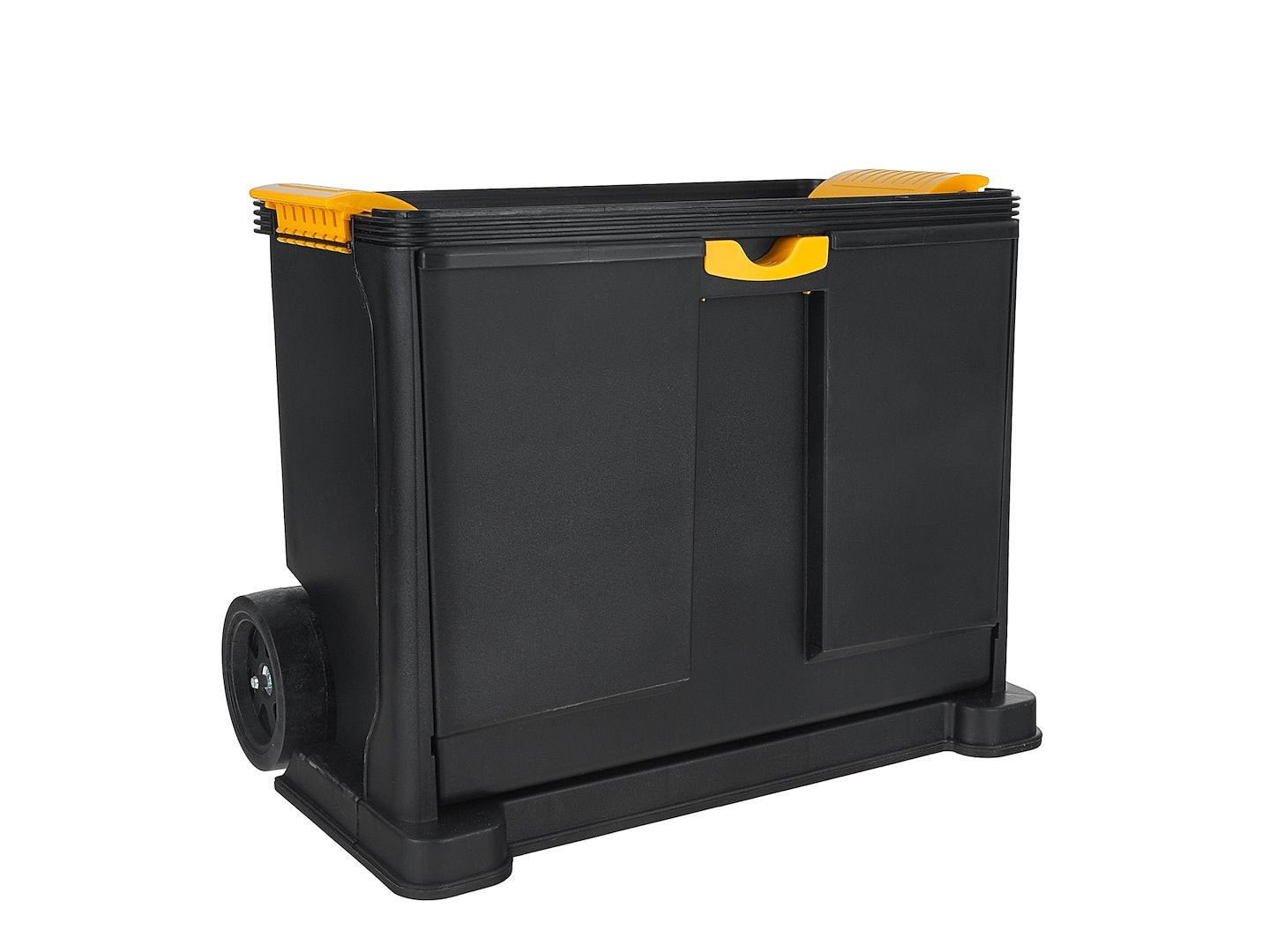 Set di scatole 4 in 1, set di cassette degli attrezzi su ruote, pratico e spazioso, resistente ai danni, materiale robusto, struttura modulare, set 4 cassettiere portautensili modulari in acciaio con ruote e maniglia telescopica, Keltin