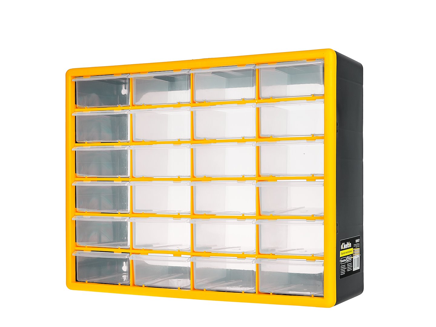 Cassettiera modulare, 24 cassetti, plastica 50 x 16 x 39cm, Keltin