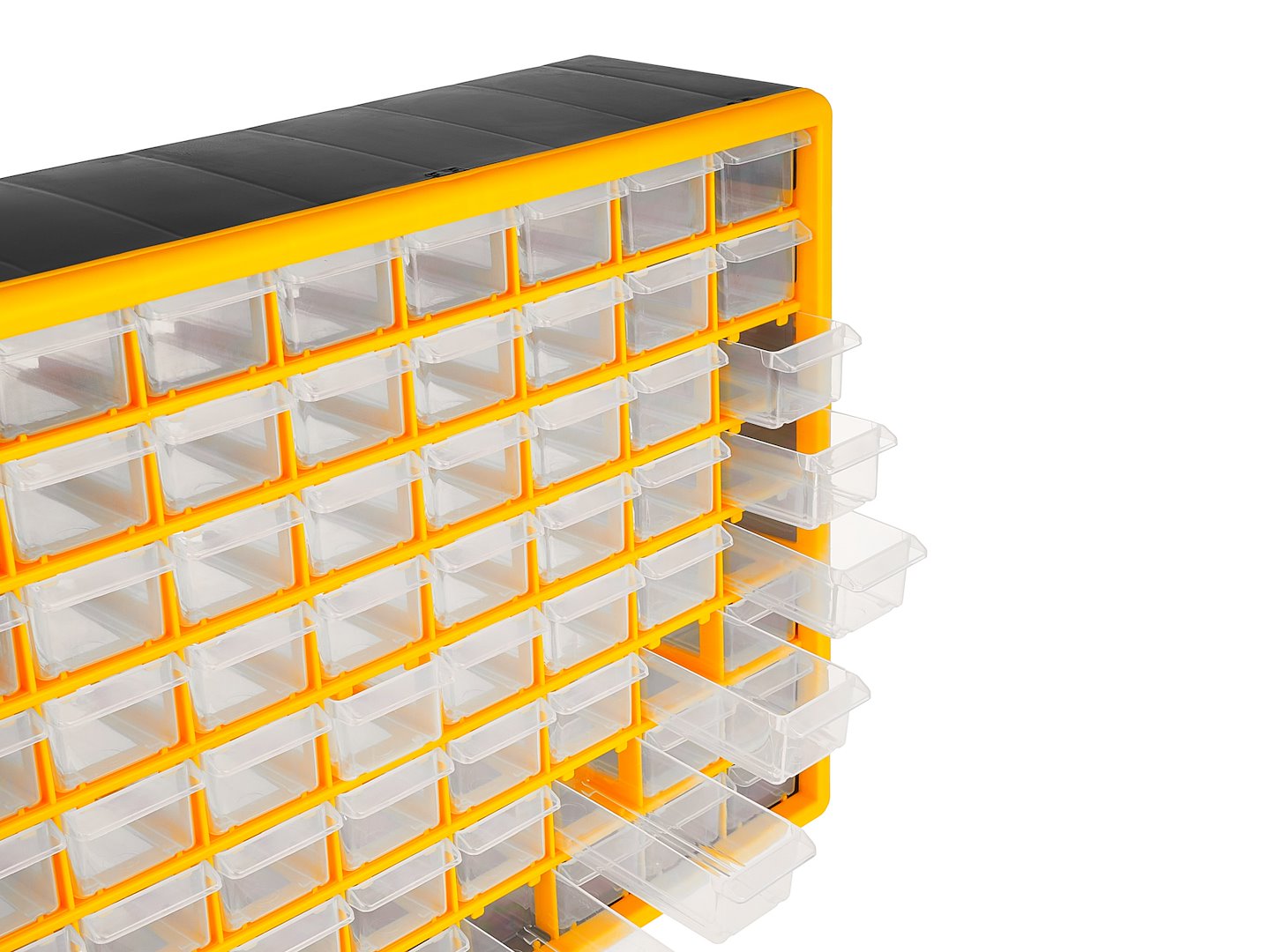Cassettiera modulare, 64 cassetti, plastica 50X16X39 cm, Keltin