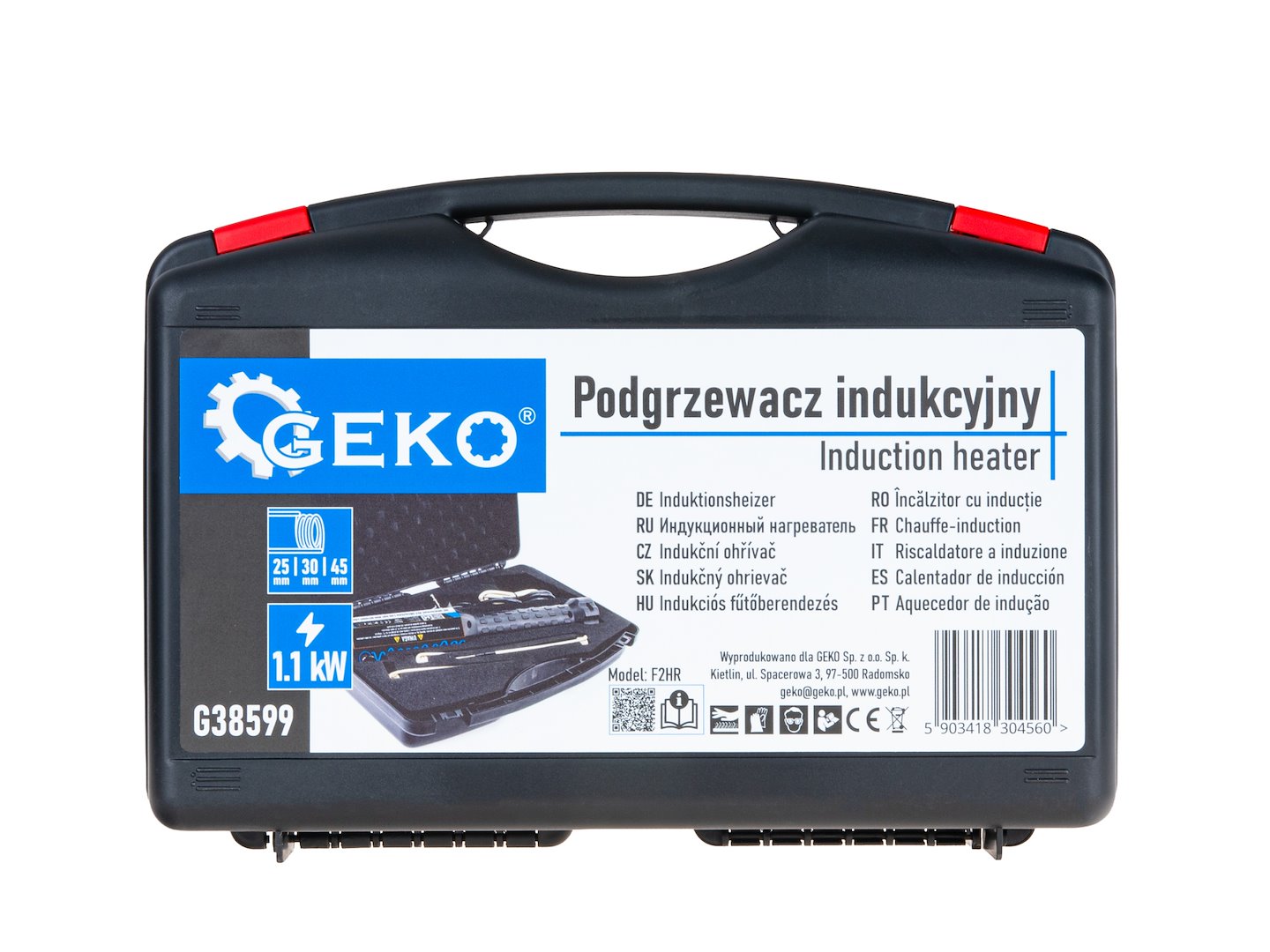 Riscaldatore a induzione, strumento riparazione per auto 1300W 230V