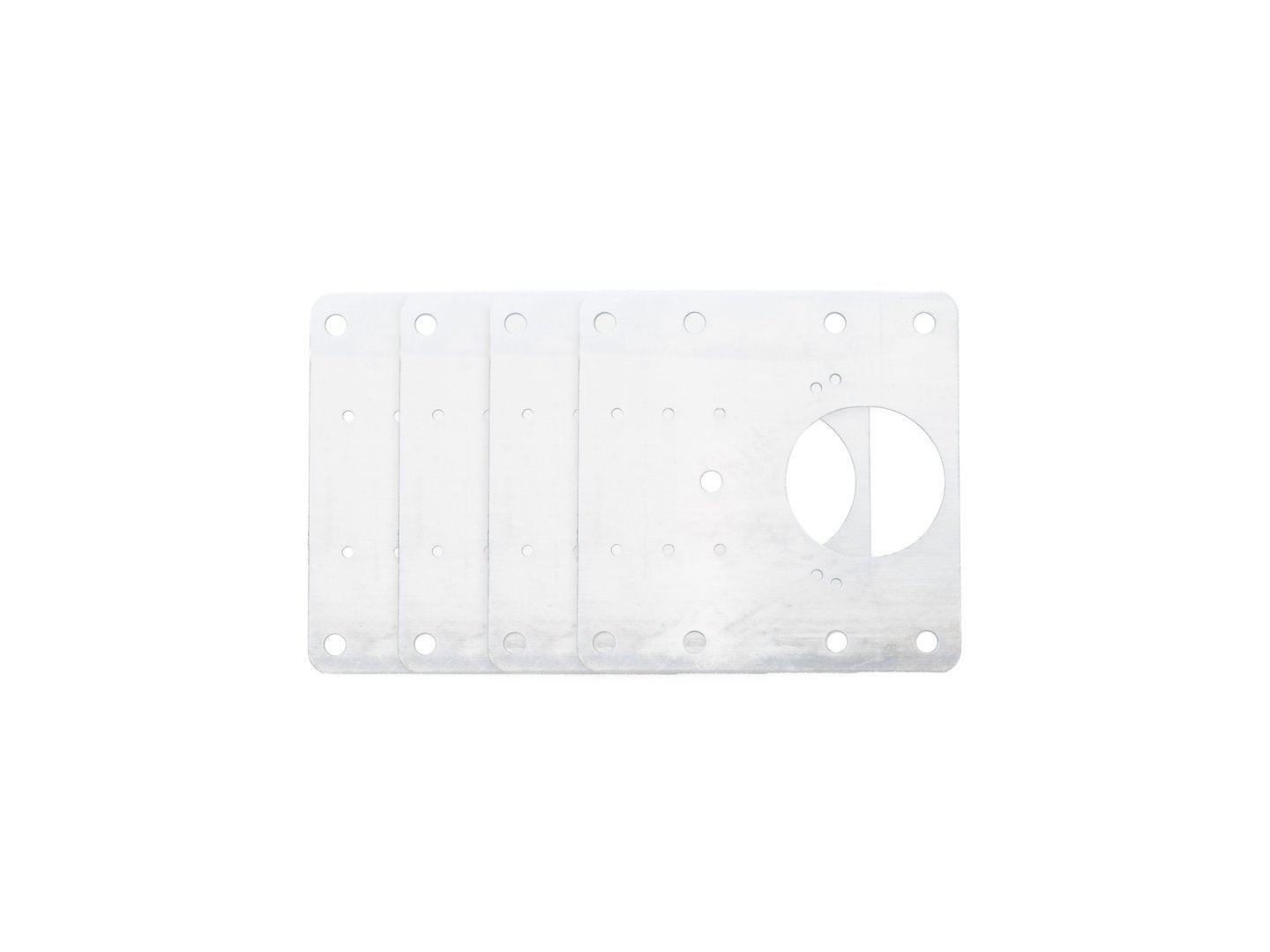 Piastra di riparazione della cerniere, 4 pezzi staffe di riparazione per porte con viti riparazione della cerniera della porta dell'armadietto per armadi mobili cassett porta cucina, Geko